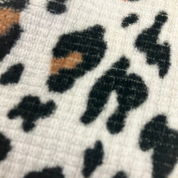 PJ Salvage Cheetah Print Vintage Velour Waffle Pajama Set Women’s Size XL - Picture 3 of 13